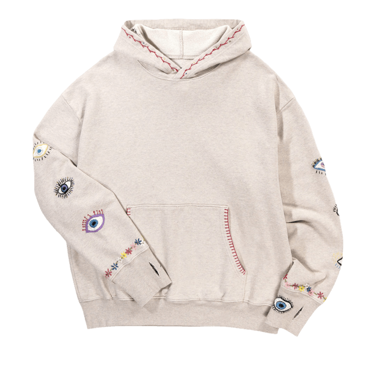 Kapital Sweater Knit Hoodie "Ecru"