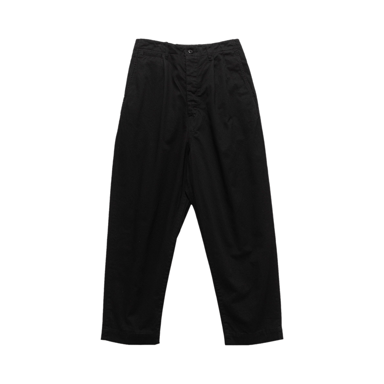 Kapital 7W Corduroy High Waisted Nime Pants "Black"