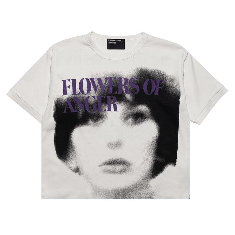 Enfants Riches Deprimes Flower Of Anger T-Shirt "Faded White"
