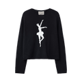 Basketcase Gallery Ballet A Knit Sweater "Black"
