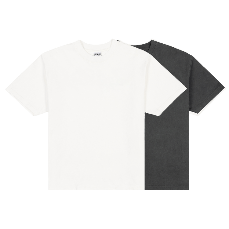 Basketcase Gallery Hench T-Shirt Two Pack "Bone/Vintage Black"