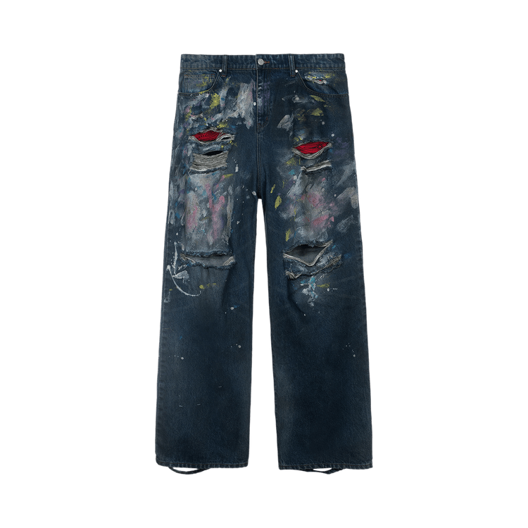 Basketcase Gallery LAX Baggy Denim "Paint Splatter"