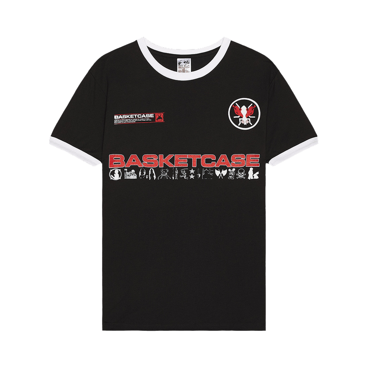 Basketcase Gallery Computer A Ringer T-Shirt "Black"