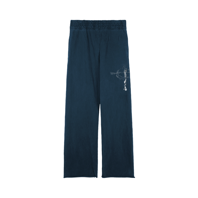 Basketcase Gallery Roadrash Lounge Pants "Washed Blue"