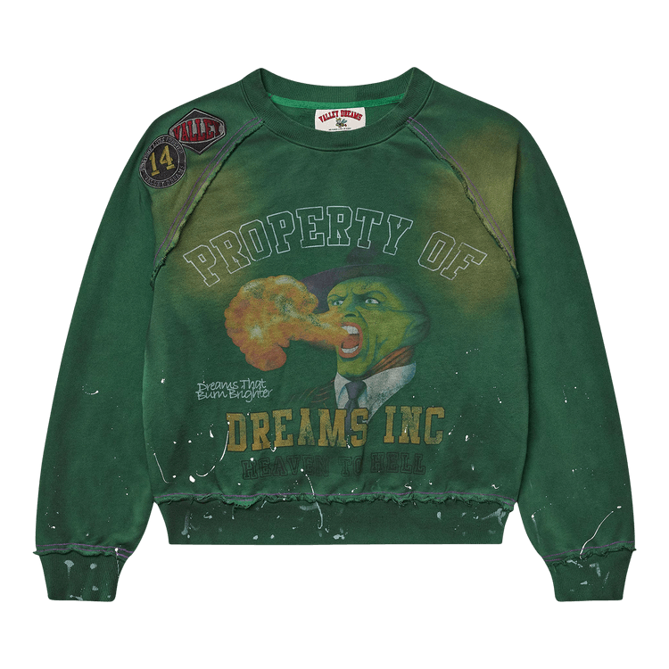 Vale Forever Hot Breathe Crewneck "Green"