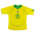 Nike Brazil 2004 T90 Reissue Jersey Ronaldinho 10 "Opti Yellow/Apple Green"