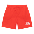 Stussy Big Basic Water Short "Bright Red"