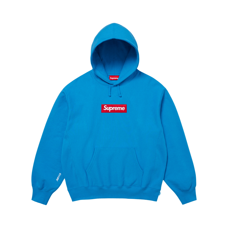 Supreme Box Logo Hooded Sweatshirt "Cyan"