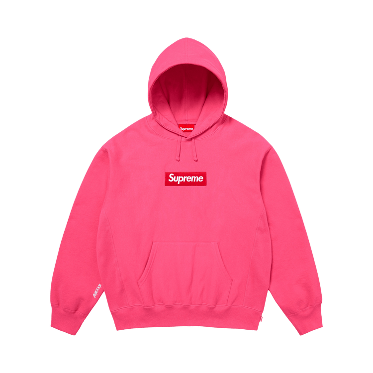 Supreme Box Logo Hooded Sweatshirt "Magenta"
