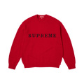 Supreme Contrast Logo Sweater "Red"