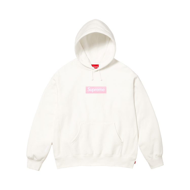 Supreme Box Logo Hooded Sweatshirt "White"