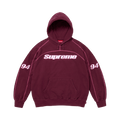 Supreme Overlock Hooded Sweatshirt "Burgundy"