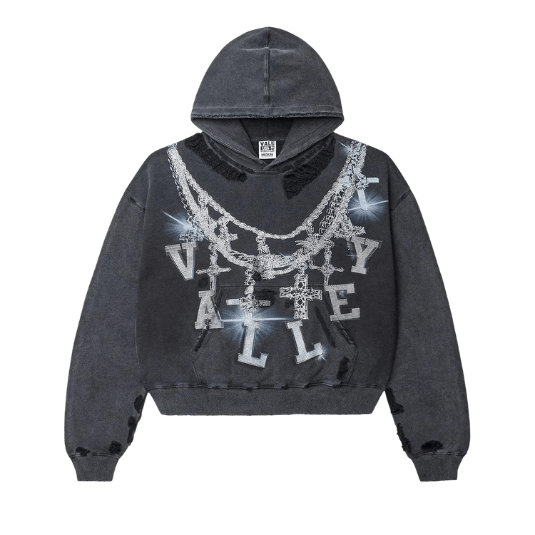 Vale Forever Big Chain Hoodie "Black"