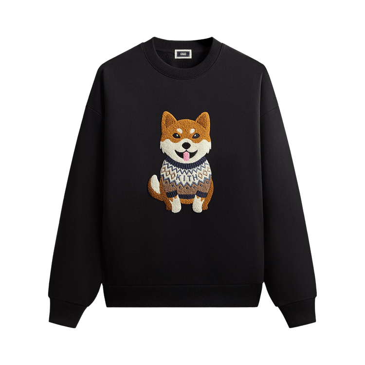 Kith Kithmas Shiba Nelson Crewneck Black "Stadium"