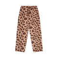 Denim Tears Faux Fur Giraffe Print Sweatpant "Brown"