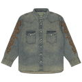 Denim Tears Western Denim Button Up Shirt "Blue"