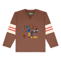 Denim Tears Jb Football Jersey "Brown"