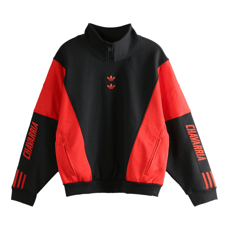 Adidas x Willy Chavarria Watsonville Mockneck Coat "Black/Red"