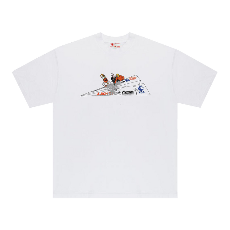Cactus Jack by Travis Scott x Virgil Abloh x ARCH Paper Plane Tee "White"