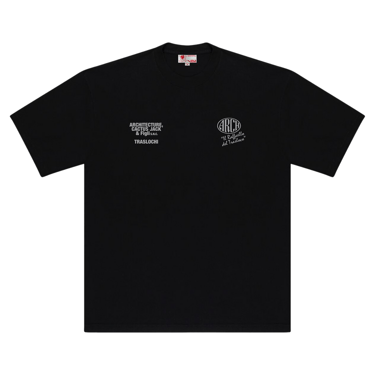 Cactus Jack by Travis Scott x Virgil Abloh x ARCH Traslochi Tee "Black"