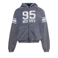 MISBHV Axel 95 Zipped Hoodie "Navy"