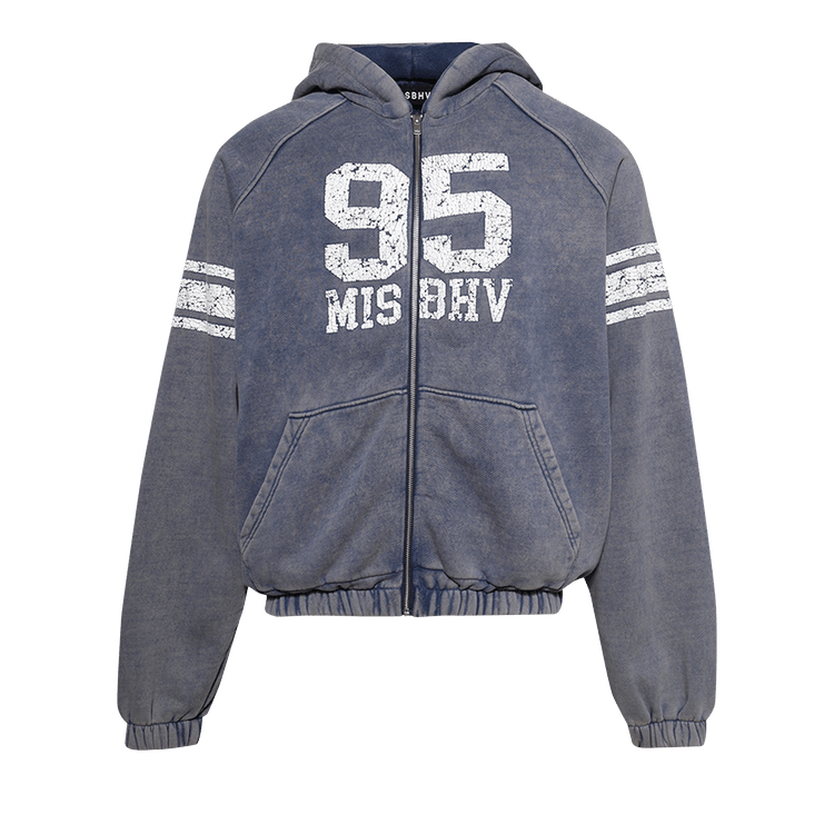 MISBHV Axel 95 Zipped Hoodie "Navy"