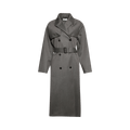 The Row Rhydian Coat "Black/Light Brown"