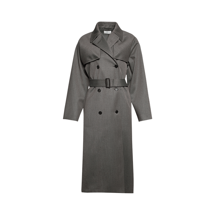 The Row Rhydian Coat "Black/Light Brown"