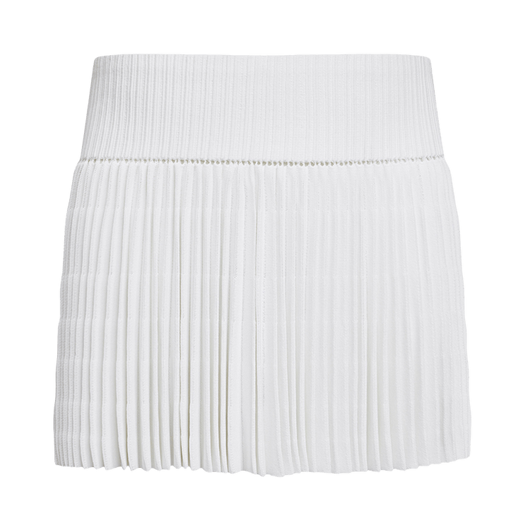 Alaïa Pleats Skirt "Blanc"