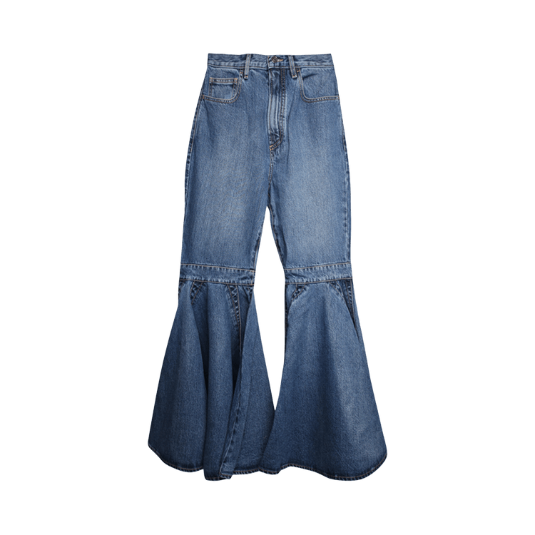 Alaïa Crinoline Jeans "Bleu"