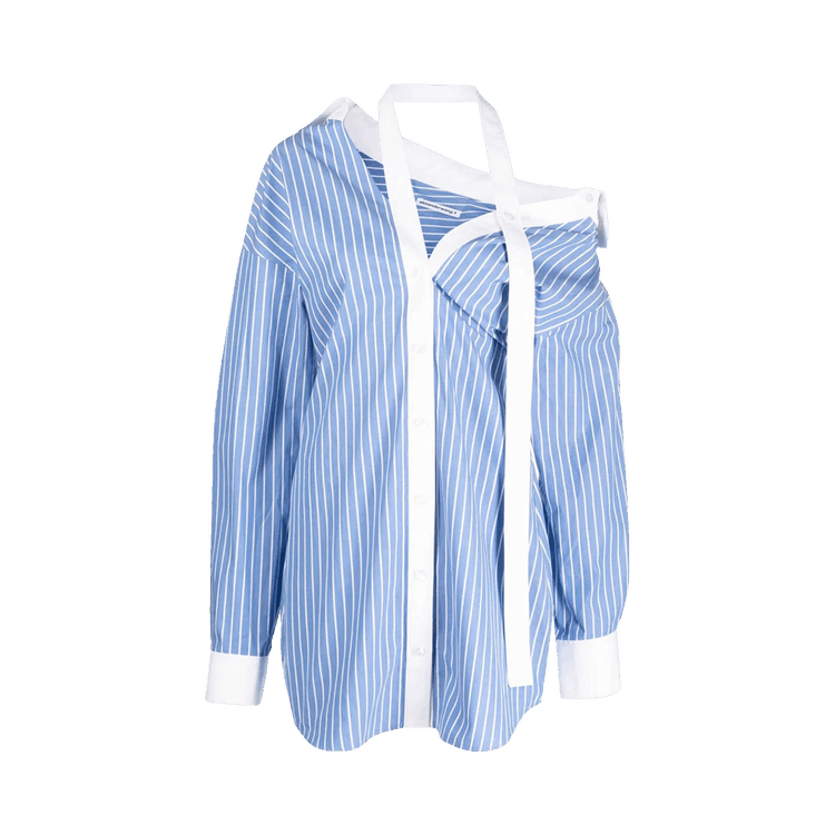 Alexander Wang Button Down Dress "Blue/White"