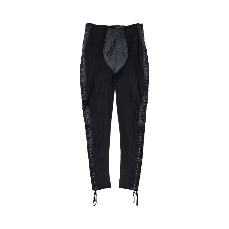 Jean Paul Gaultier Topstitch Detail Leggings "Mint"