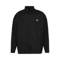 MISBHV Pinstripe Overshirt "Black"