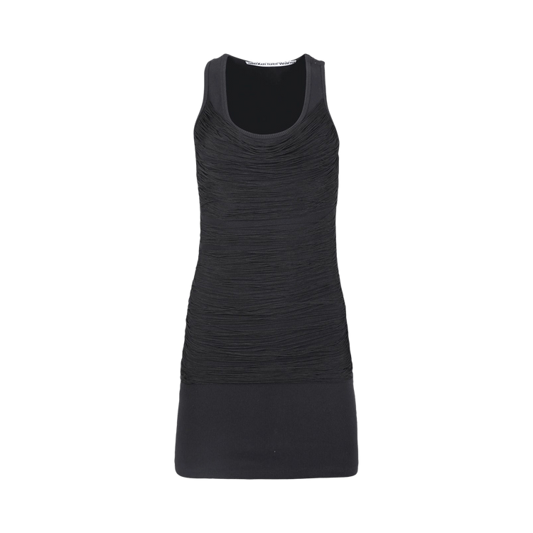 Alexander Wang Fringe Tank Dress "Black"