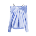 Alexander Wang Off Shoulder Boyfriend Shirt "Easter Egg"