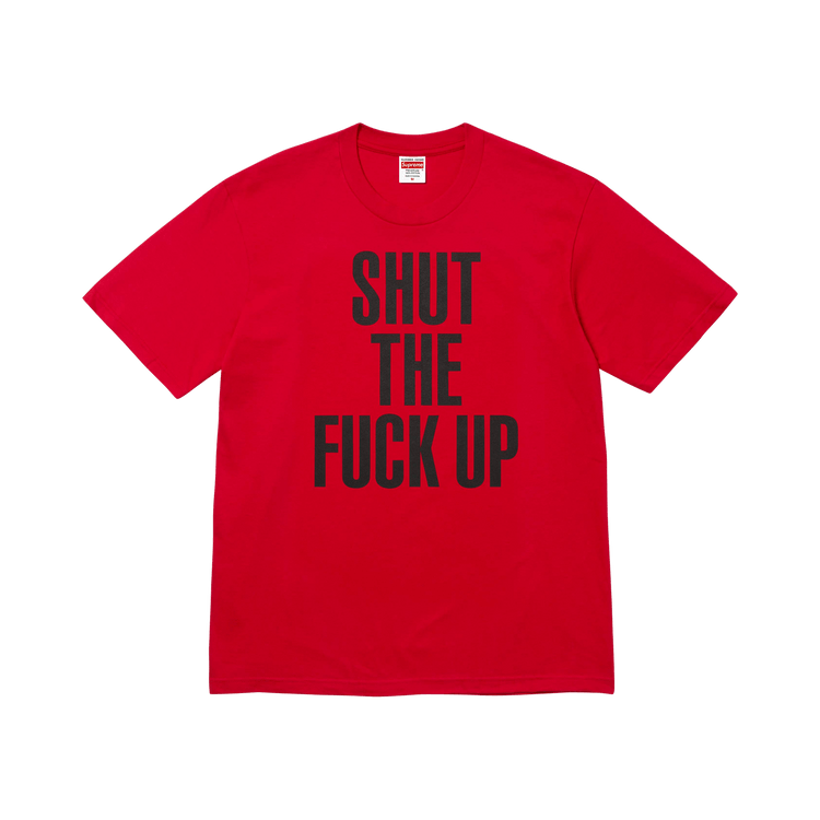 Supreme x Number (N)Ine Shut Up Tee "Red"