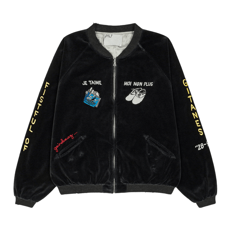 Paly Hollywood Serge Souvenir Jacket "Black"