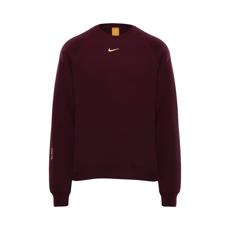 Nike x NOCTA Fleece Cs Crew "Dark Beetroot"