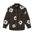 Denim Tears Cotton Wreath Flannel Shirt Plaid "Green"