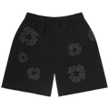 Denim Tears Mono Cotton Wreath Sweatshorts "Black"