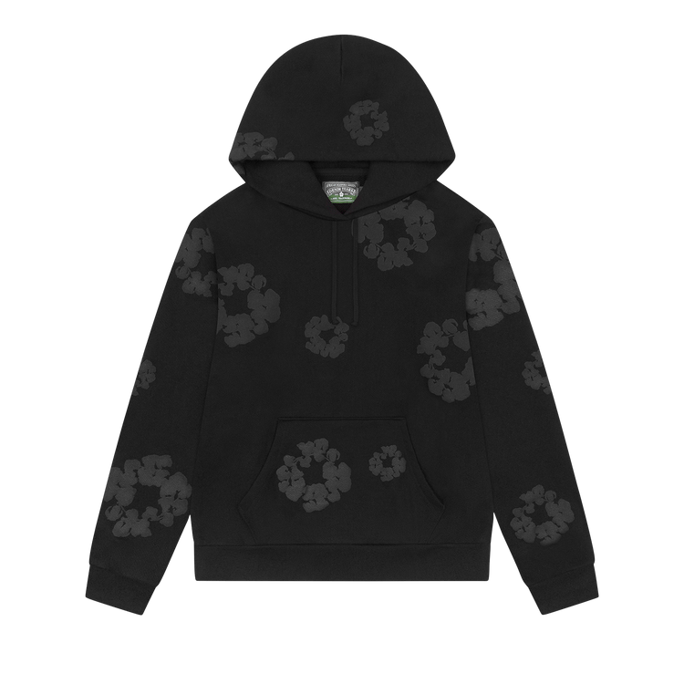 Denim Tears Mono Cotton Wreath Hoodie "Black"
