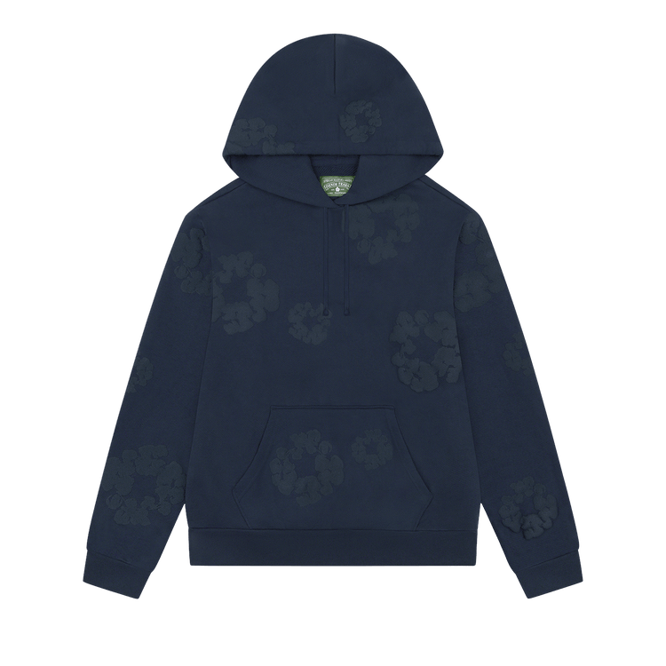 Denim Tears Mono Cotton Wreath Hoodie "Navy"