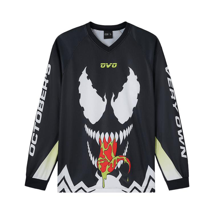 OVO x Marvel Venom Snocross Jersey "Black"