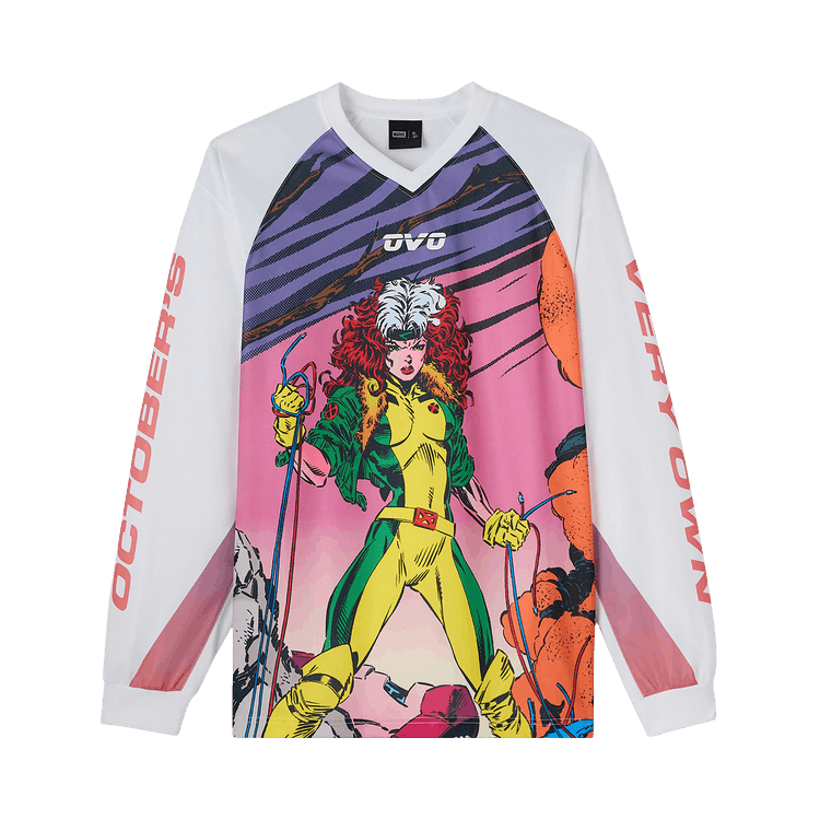 OVO x Marvel Rogue Snocross Jersey "White"
