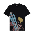 OVO x Marvel Wolverine Masthead Tee "Fade Out Black"