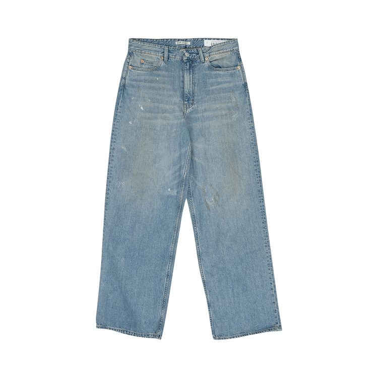 Our Legacy Full Cut Re-Painting Straight Jeans "Blue"