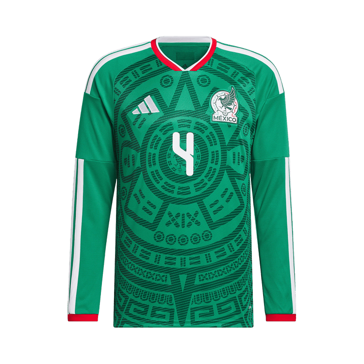 Adidas Mexico 26 Home Alvarez Long-Sleeve Jersey "Bold Green"