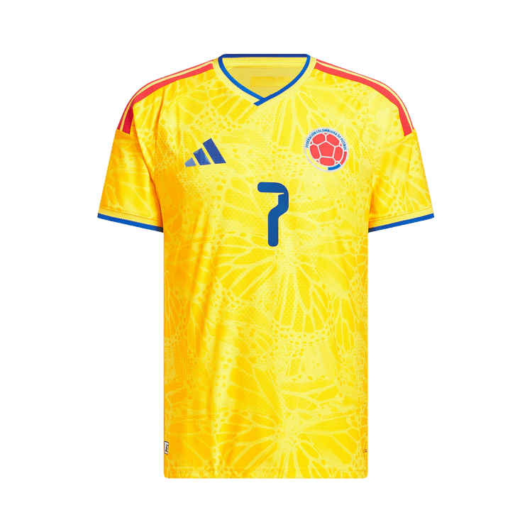 Adidas Colombia 26 Home Diaz Authentic Jersey "Impact Yellow"
