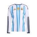 Adidas Argentina 26 Home Authentic Long-Sleeve Jersey "White/Icey Blue/Light Blue"