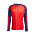 Adidas Spain 26 Home Long Sleeve Jersey "Vivid Red"